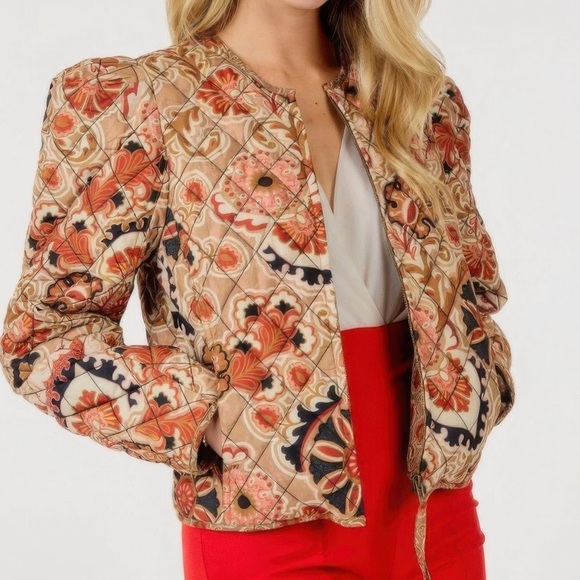 Zip Up Multi-print Jacket - Picture 4 of 4